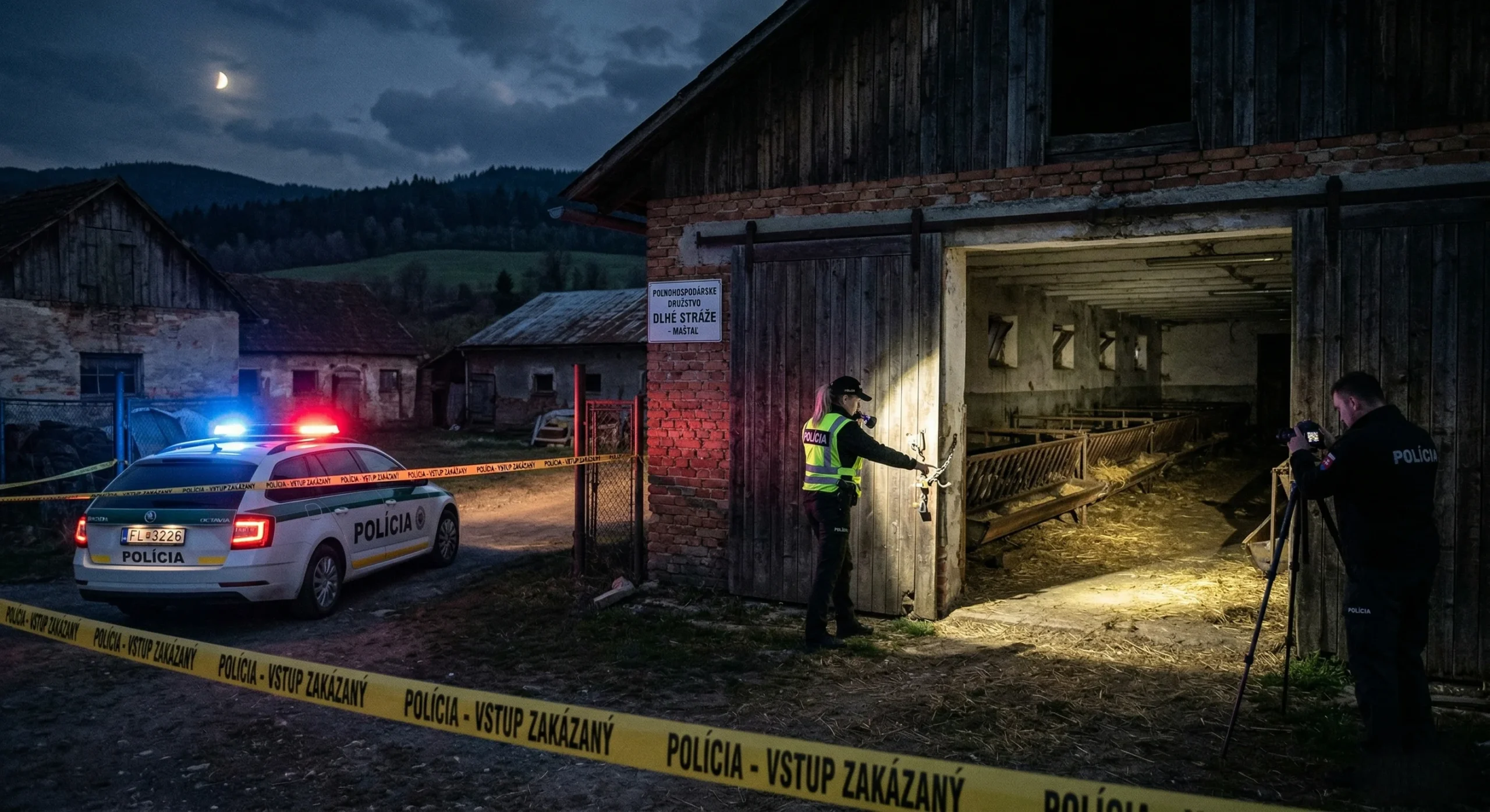 Zlodej v noci odcudzil zo stajne 40 jahniat. Škoda dosiahla 2 000 eur