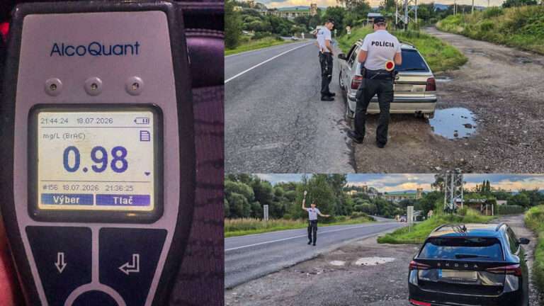 Večerná nehoda pri Hrabušiciach a opitý vodič v Odoríne: Polícia vysvetľuje zvýšený počet majákov