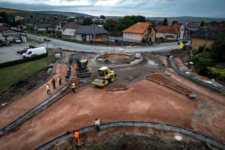 Výstavba kruhového objazdu v Spišskom Štvrtku napreduje. Hotový bude až v roku 2027
