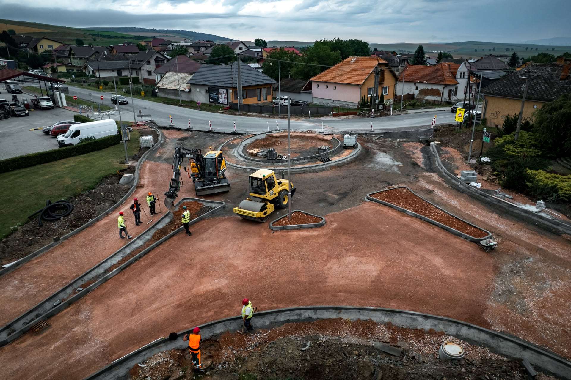 Výstavba kruhového objazdu v Spišskom Štvrtku napreduje. Hotový bude až v roku 2027