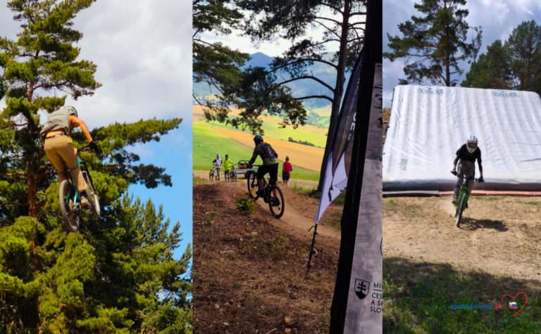 Extrémne skoky priamo pod Spišským hradom: Trailpark Žehra spustil novú Airbag zónu