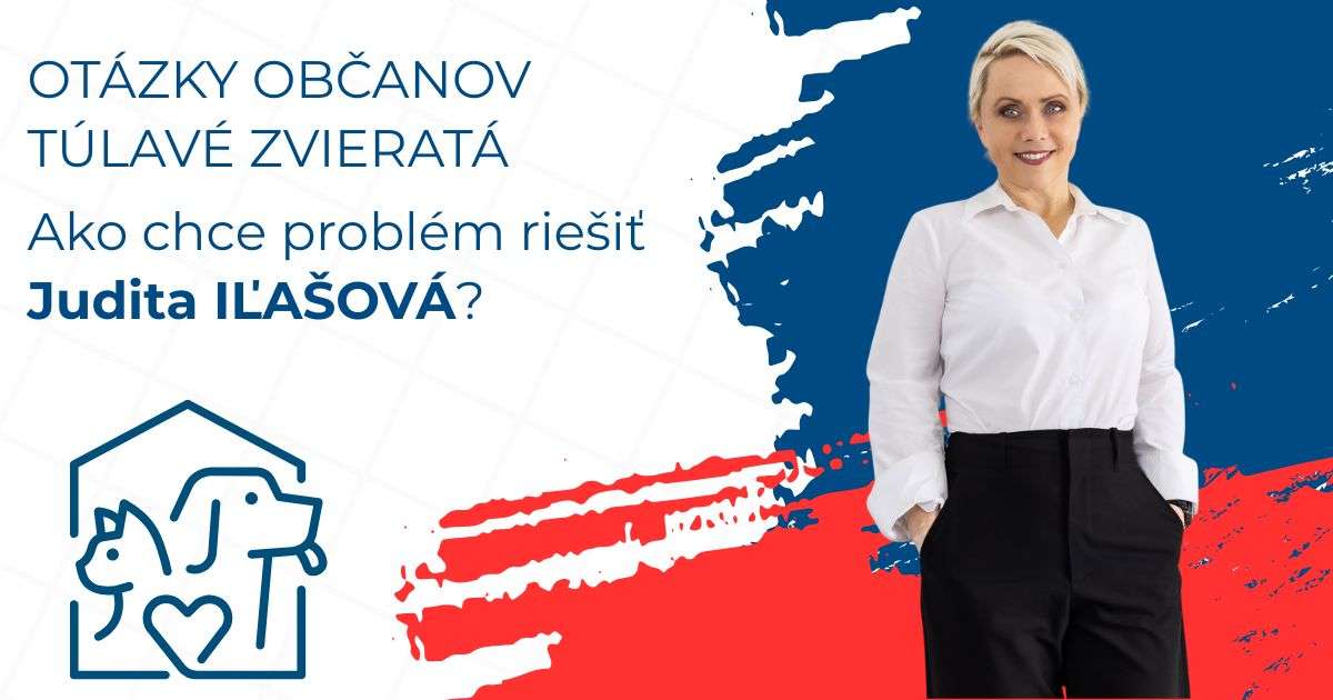 Kandidáti odpovedajú: Ako chce problematiku túlavých zvierat riešiť Judita Iľašová?