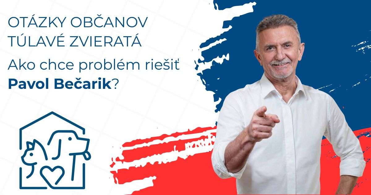 Kandidáti odpovedajú: Ako chce problematiku túlavých zvierat riešiť Pavol Bečarik?