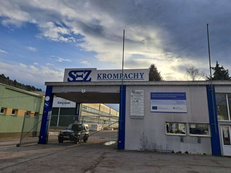 Areál elektrotechnického závodu v Krompachoch